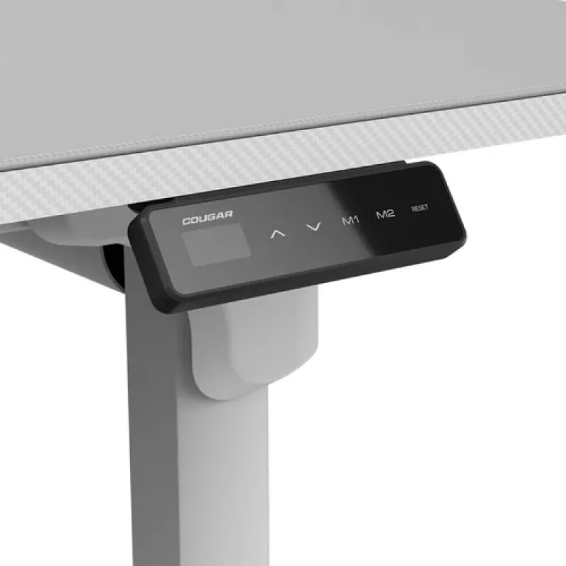 COUGAR E-Grav 180 Electric Height-Adjustable Gaming Desk, White