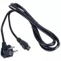 CP NB-10A Power Cable Euro 3-Pin C5 IEC 3m Hybrid Standard C/E/F CEE 7/7 Black