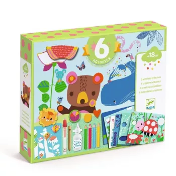Creative Mouse and Friends Collage Kit by Djeco