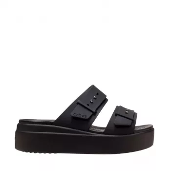 Crocs Brooklyn Low Wedge Sandals Women's Black EU 38-39