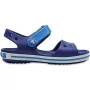 Crocs Crocband Sandal Kids Ocean/Navy Toddler C4 (EU 20-21) - Lightweight Water-Friendly Back Strap Sandal