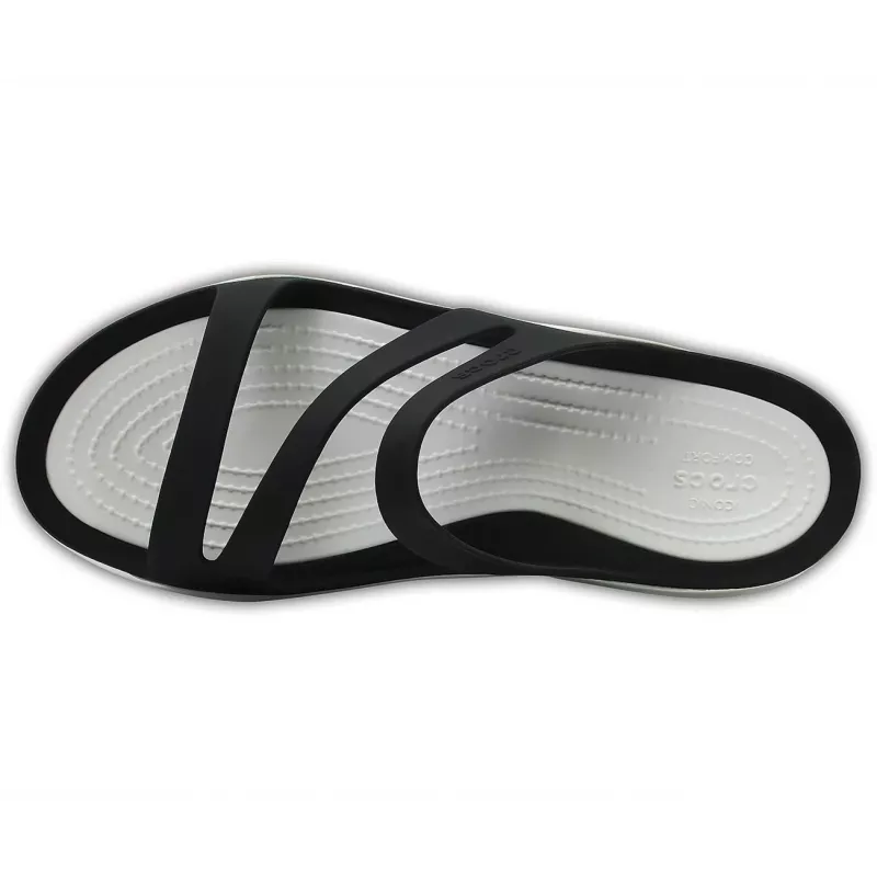 Crocs Swiftwater Sandal Women's Black White 36-37