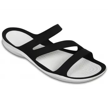 Crocs Swiftwater Sandal Women's Black White 36-37