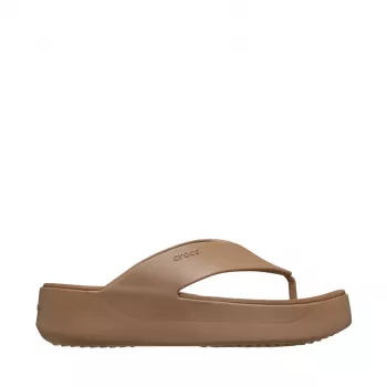 Crocs Women's Getaway Platform Flip Brown Flip-Flops 209410 2JJ Size 39-40