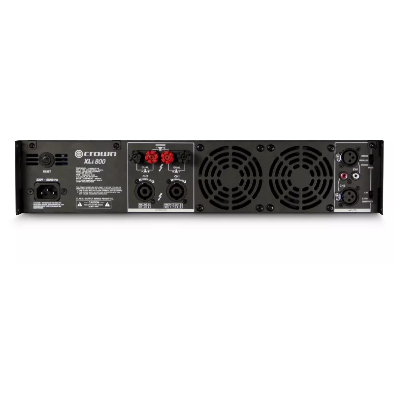 Crown XLi 800 - Two-Channel Power Amplifier
