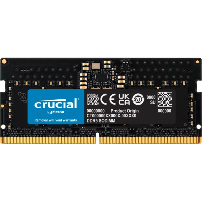 Crucial 8GB DDR5-5600 SODIMM Memory Module (OEM Tray)