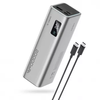 Cuktech CUKP200XGLGR 20000 mAh 100W Power Bank Grey