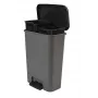 CURVER Decobin Duo Pedal Bin 23+23L Dark Grey/Black
