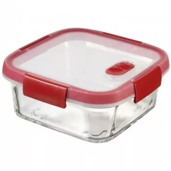 CURVER Glass Food Bowl Square 0.7L Smart Cook