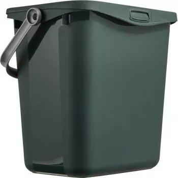 Curver Multiboxx Bio 6L Green Recycled Plastic Compost Bin with Ventilated Lid