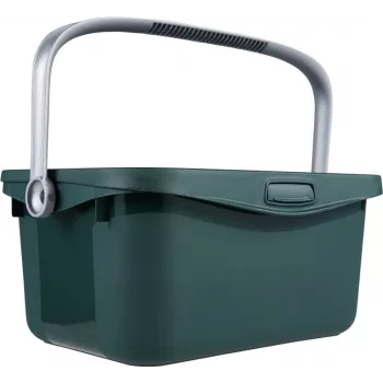 CURVER Multiboxx Bio Waste Bin 3L Green – Recycled Plastic, Stackable, Hinged Lid