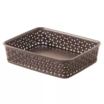 CURVER My Style A5 Storage Basket Dark Brown