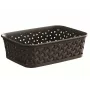 CURVER My Style A6 Storage Basket, Dark Brown, 19.8 × 14.2 × 6 cm, 0800097210