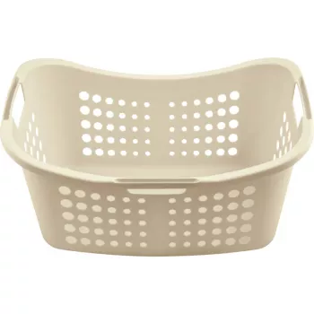 Curver Victor 50L Laundry Basket in Cream