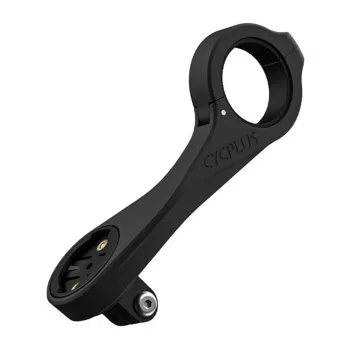 CYCPLUS Z4 Bike Computer Mount - CNC Aluminum Out-Front Handlebar Mount for Garmin, Bryton, Wahoo with GoPro Adapter