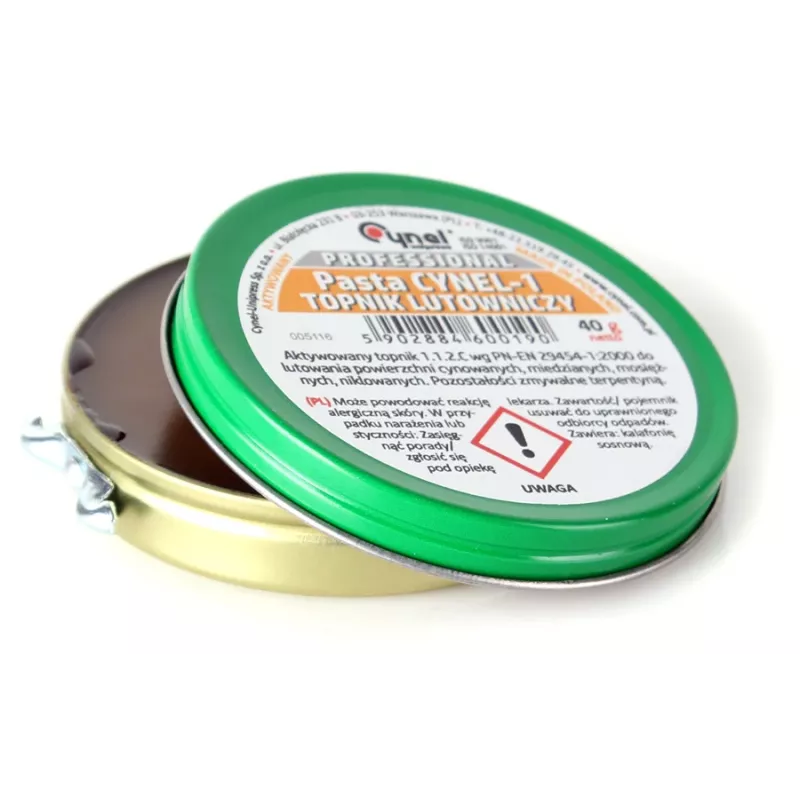 CYNEL UNIPRESS CYNEL-1 40g Soldering Flux Paste for Soft Soldering
