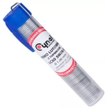 CYNEL UNIPRESS Fiolka 16g 1mm Sn60Pb40 SW26 Solder Wire