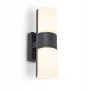 CYRA 5198101118 15W LED Wall Lamp, Matte Black, 3000K Warm White, 1200 Lumens