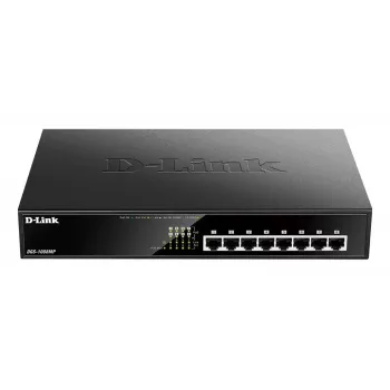 D-Link DGS-1008MP-RFB 8-Port Desktop Gigabit PoE+ Switch