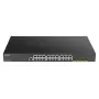 D-Link DGS-1250-28XMP 28-Port Smart Managed L3 Lite PoE+ Gigabit Switch with 4x 10G SFP+ Uplinks, 370W PoE Budget, Rack-Mountable