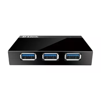 D-Link DUB-1340 4-Port USB 3.0 Hub - Black