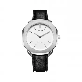 D1 Milano SSLL03 Men's Watch 36mm Quartz Stainless Steel Black Dial