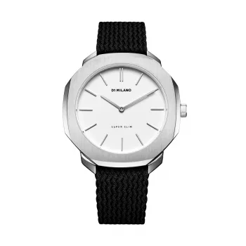 D1 Milano SSPL03 Unisex Watch 36mm Stainless Steel Black Dial