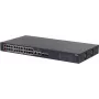 DAHUA CS4226-24ET-375 26-Port Layer 2+ Managed PoE+ Switch with 24 Gigabit PoE+ Ports, 2 SFP Uplinks, 375W Budget, Fanless, Rackmount