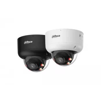 DAHUA IPC-HDBW5659R1-ASE-PV-0280B-PRO-BLACK 6MP Dome Network Camera with 2.8mm Lens, WizMind AI, Black