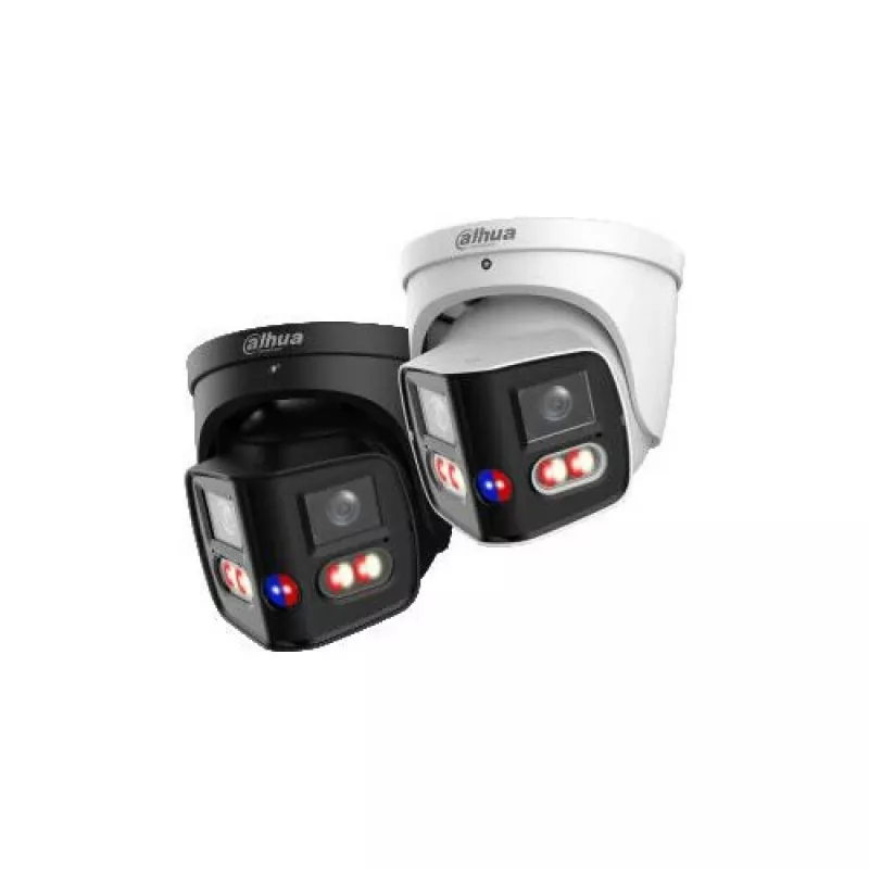 Dahua IPC-PDW31259-A180-AS-PV-0280B TIOC Duo 5MP Panoramic IP Camera with 180° View, Wi-Fi, Active Deterrence, IP67