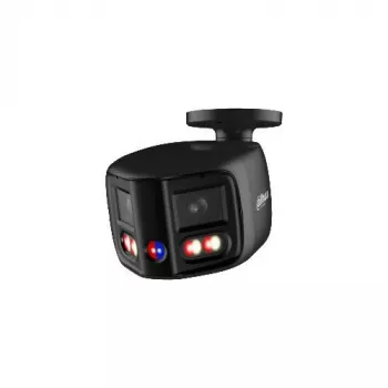 DAHUA IPC-PFW31259S-A180-E2-AS-PV-0280B-BLACK 5MP Dual-Lens Panoramic IP Camera with Active Deterrence, Black