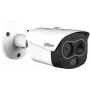 Dahua TPC-BF1241-TB3F4-DW-S8 IP Camera with Thermal and Optical Sensors, 4MP, 256x192 Thermal Resolution, 3.5mm Thermal Lens, 4mm Optical Lens, IP67, PoE