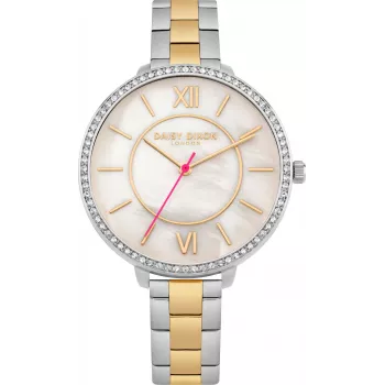 Daisy Dixon DD088SGM Women's Quartz Analogue Watch 36mm Silver Stainless Steel Mesh