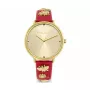 Daisy Dixon Women's DD133PG Analogue Quartz Watch 38mm Rose Gold Pink Faux Leather
