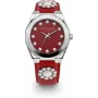 Daisy Dixon Women's DD136PS Analogue Quartz Watch - 36mm Rose Gold Tone Case, Pink Dial, Pink Faux Leather Strap
