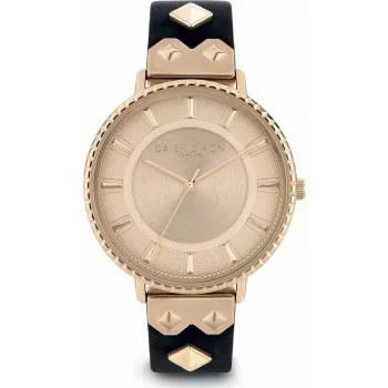 DAISY DIXON Women's Quartz Analogue Watch DD107BRG - 35mm Rose Gold & Brown Leather