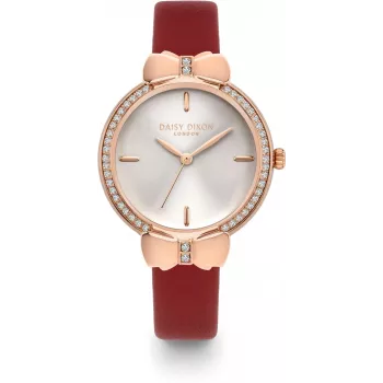 DAISY DIXON Women's Quartz Analogue Wristwatch DD156RRG - 36mm Rose Gold Alloy Case with Stainless Steel Mesh Strap