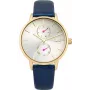 Daisy Dixon Women's Watch DD086UG 36mm Quartz Analogue Silver Dial Grey Leather Strap