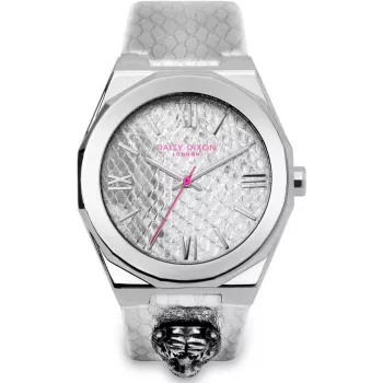 Daisy Dixon Women's Watch DD117S 36mm Grey Leather Strap