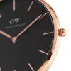 DANIEL WELLINGTON Classic Petite Women's Watch 36mm Rose Gold Stainless Steel Mesh DW00100303
