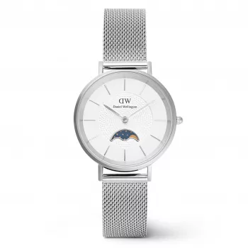 Daniel Wellington Petite Lumine Watch 32mm Rose Gold Stainless Steel Mesh