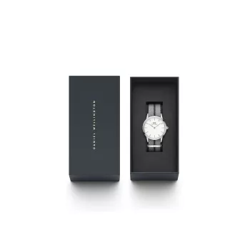 DANIEL WELLINGTON Petite Lumine Women's Watch 26mm Silver Stainless Steel Mesh DW00100679