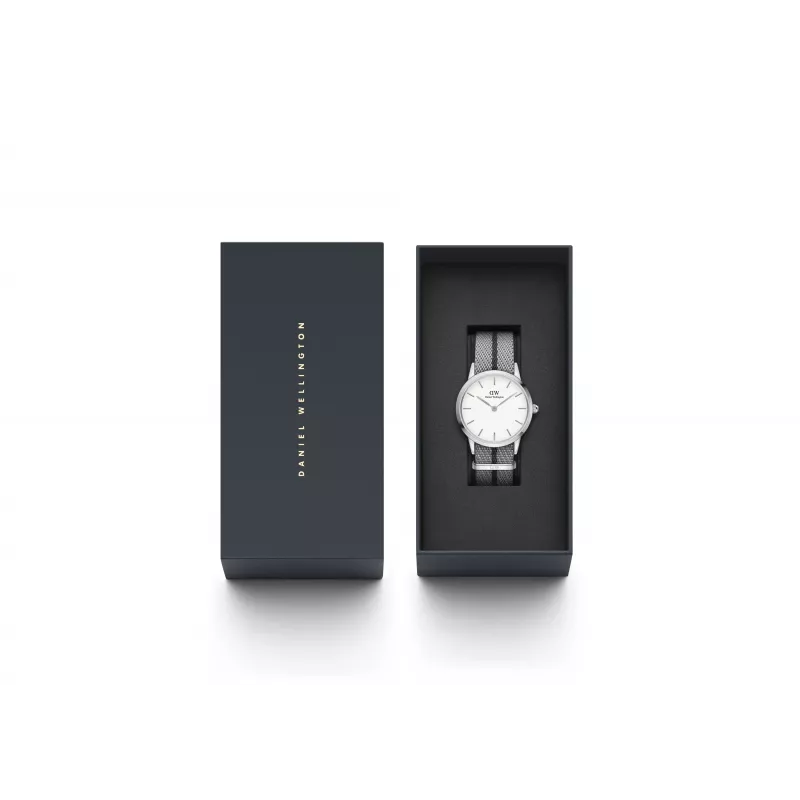 DANIEL WELLINGTON Petite Lumine Women's Watch 26mm Silver Stainless Steel Mesh DW00100679
