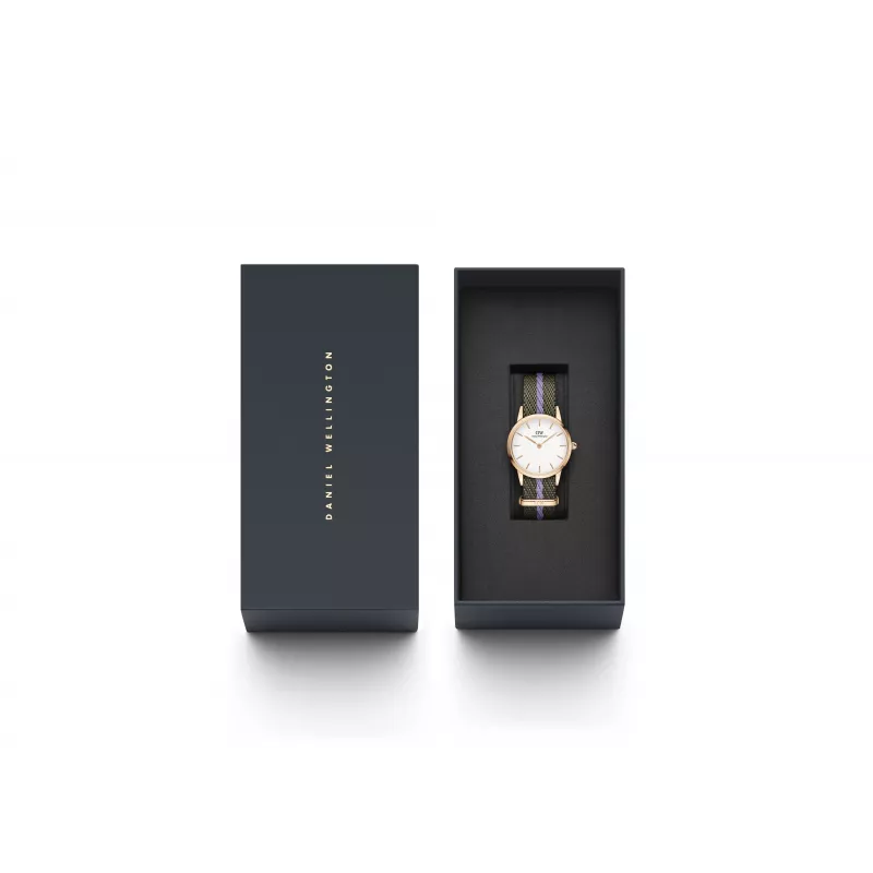 DANIEL WELLINGTON Petite Lumine Women's Watch 28mm Gold Stainless Steel Mesh DW00100680