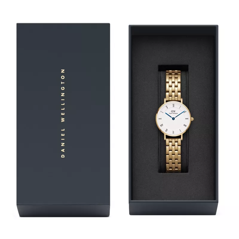DANIEL WELLINGTON Petite Lumine Women's Watch 28mm Rose Gold Mesh Strap DW00100682
