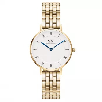 DANIEL WELLINGTON Petite Lumine Women's Watch 28mm Rose Gold Mesh Strap DW00100682