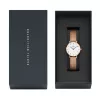 DANIEL WELLINGTON Petite Lumine Women's Watch 28mm Rose Gold Stainless Steel White Mother of Pearl Dial