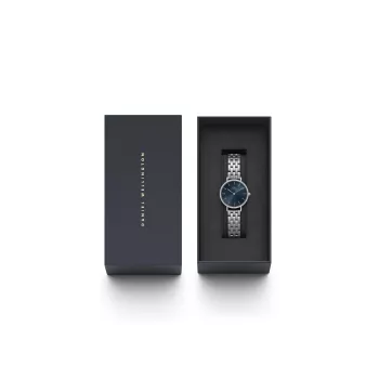 DANIEL WELLINGTON Petite Lumine Women's Watch 28mm Silver Stainless Steel DW00100664