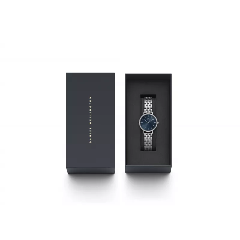 DANIEL WELLINGTON Petite Lumine Women's Watch 28mm Silver Stainless Steel DW00100664