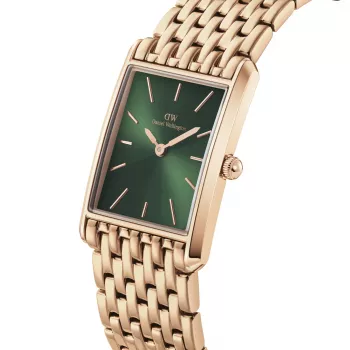 DANIEL WELLINGTON Petite Lumine Women's Watch 32mm Rose Gold Stainless Steel Mesh DW00100704
